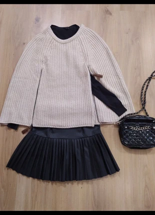 Jupe plissée effet cuir 💞, marque: Local, état: Très bon état, taille: S / 36 / 8, 14,00 €, 15,40 € Protection acheteurs incluse