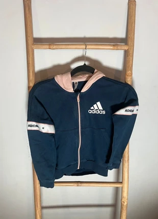 Veste Adidas - Bleu rose - Enfant 7/8 ans, marque: adidas, état: Très bon état, taille: 8 ans / 128 cm, 12,00 €, 13,30 € Protection acheteurs incluse