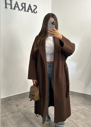 Manteau long avec ceinture, marque: Boutique indépendante, état: Très bon état, taille: Taille unique, 23,00 €, 24,85 € Protection acheteurs incluse