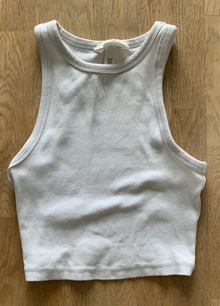 crop top blanc, marque: H&M, état: Très bon état, taille: XS / 34 / 6, 2,00 €, 2,80 € Protection acheteurs incluse