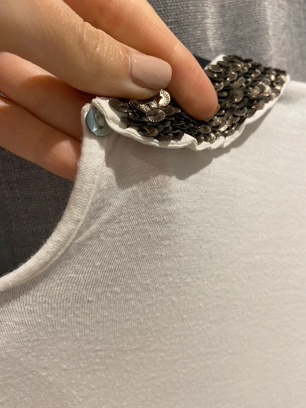 T-shirt Zara Sequins - photo numéro 6