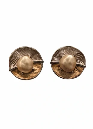 Clips d'oreilles Abstrait années 1980, merk: Vintage, staat: Goed, € 9,00, € 10,15 inclusief Kopersbescherming