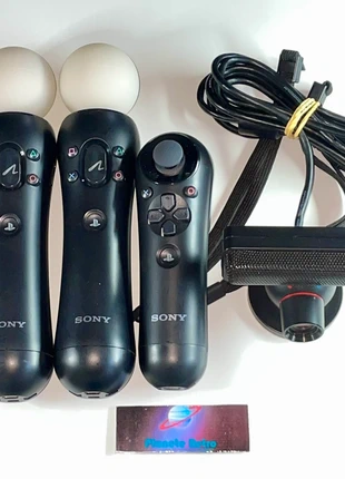 Ensemble 2 Manettes PS Move Controller + 1 Navigation & Cam - PS3 Loose PAL Sony, brand: Sony, condition: Good, €65.00, €68.95 includes Buyer Protection Pro