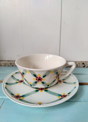 Prachtig! Grote kop en schotel Societe Ceramique Maestricht, marque: societe ceramique maestricht, état: Très bon état, 6,75 €, 7,79 € Protection acheteurs (Pro) incluse