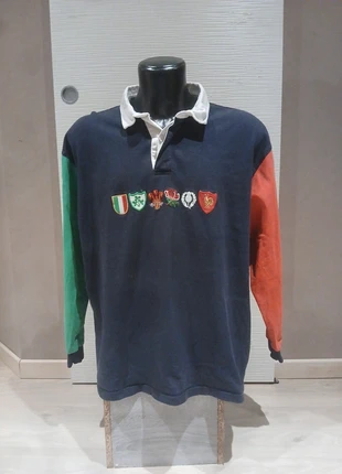 Maillot de rugby 🏉 90's Tournoi 6 nations Cotton traders XXL, merk: Cotton Traders, staat: Goed, maat: XXL, € 25,00, € 26,95 inclusief Kopersbescherming Pro