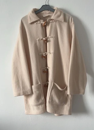 Manteau duffle-coat beige en polaire – style oversize, marca: Boutique indépendante, estado: Muy bueno, tamaño: M / 38 / 10, 10,00 €, 11,20 € Protección al comprador incluida