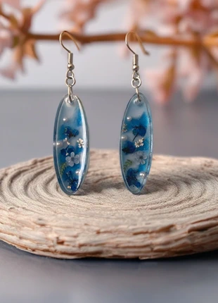 Boucles d’oreilles bleues, marque: Fait Main, état: Très bon état, 4,00 €, 4,90 € Protection acheteurs incluse