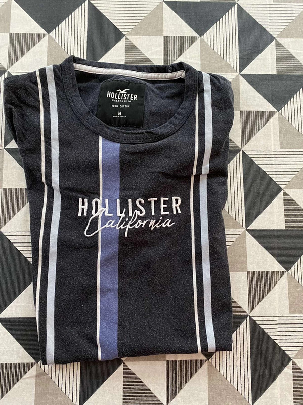 Tee shirt hollister raye Vinted