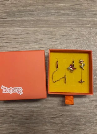 Set de 4 piercings/boucles d'oreilles neuf, marque: Nemerys, état: Neuf avec étiquette, 25,00 €, 26,95 € Protection acheteurs incluse