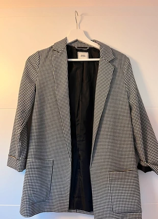 Blazer Pimkie motif pied-de-poule – Taille XS, brand: Pimkie, condition: Very good, size: XS / 34 / 6, €10.00, €11.20 includes Buyer Protection