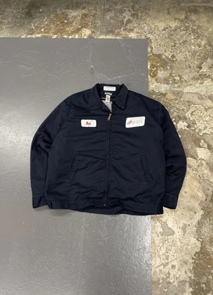 Veste de travail / garage USA bleu marine brodée Vintage, merk: Vintage Dressing, staat: Heel goed, maat: XL, € 19,00, € 20,65 inclusief Kopersbescherming Pro