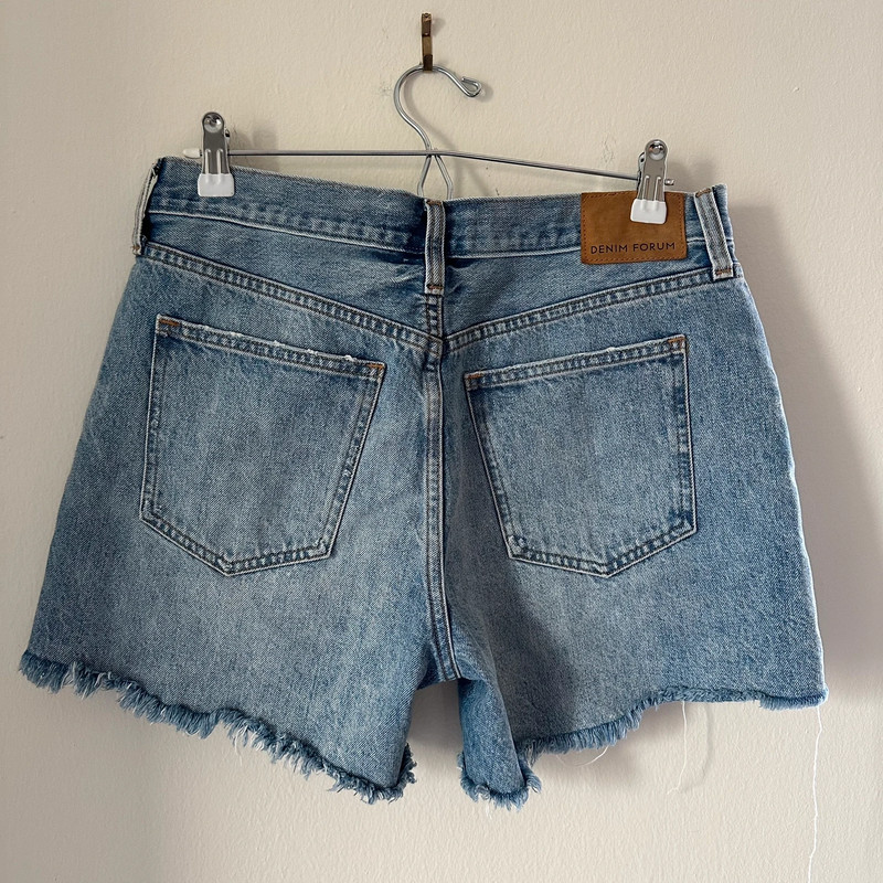 Aritzia Denim Forum - The Ex Boyfriend Midi Short Denim Shorts 2