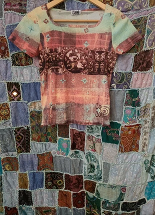 🌺Joli crop top rare y2k en mesh Cop Copine, brand: Cop Copine, condition: Very good, size: M / 38 / 10, €25.00, €26.95 includes Buyer Protection