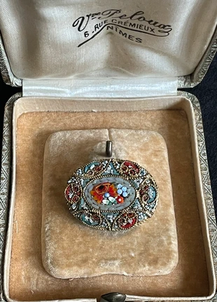 Broche micro mosaïque vintage, marque: Vintage Boutique, état: Bon état, 19,00 €, 20,65 € Protection acheteurs (Pro) incluse