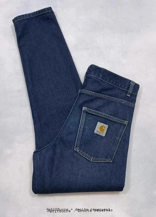 Jean Carhartt wip Bleu marine Loose modèle Newel Pant 100% coton Jean Workwear - S w27 /1162B, brand: Carhartt, condition: Very good, size: W27, €49.00, €52.15 includes Buyer Protection Pro