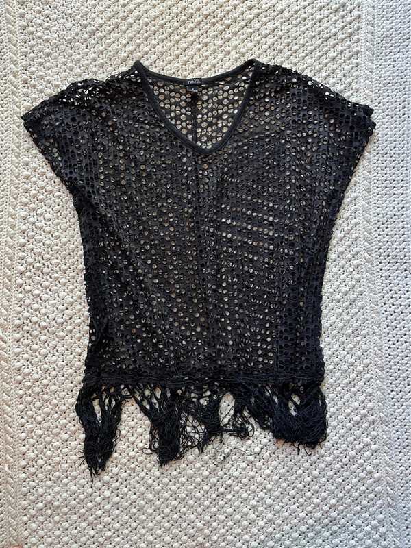 Fringe Fishnet Top 1