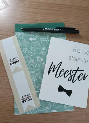 Cadeautje voor de meester, marca: merkloos, estado: Novo sem etiquetas, €3.95, €4.85 inclui Proteção do Comprador Pro