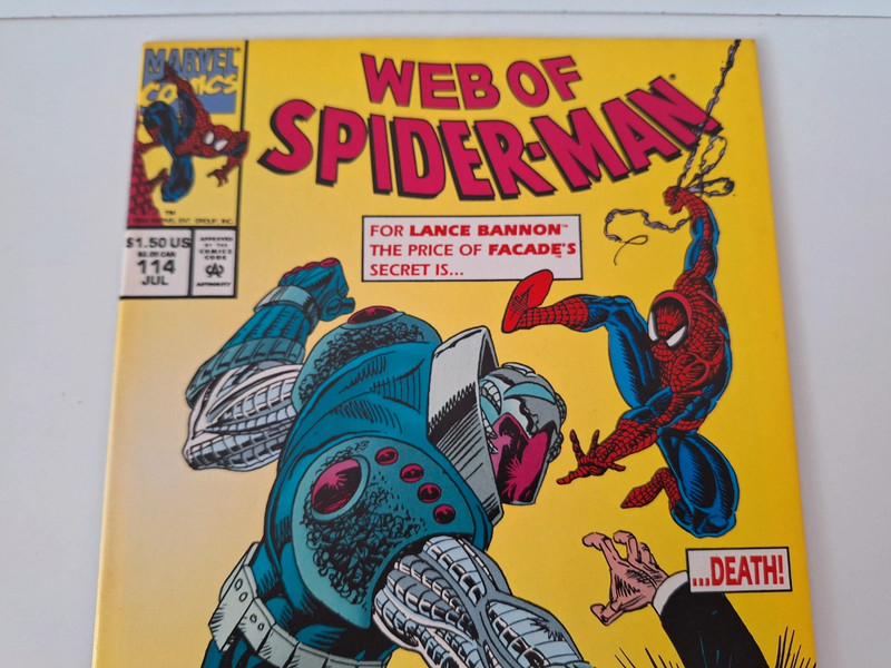 Web of Spider-Man #114 1st Cameo Ben Reilly Marvel Comic 2