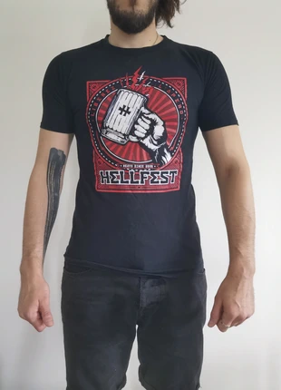 T-shirt Metal "Hellfest" Beer - taille S, brand: Gildan, condizioni: Ottime, taglia: S, €8.00, €9.10 include la Protezione acquisti