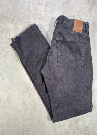 Pantalon Vintage En Velours Côtelé / Corduroy Gap gris ardoise texture taille 28/30, marque: GAP, état: Très bon état, taille: M / 38 / 10, 15,00 €, 16,45 € Protection acheteurs (Pro) incluse