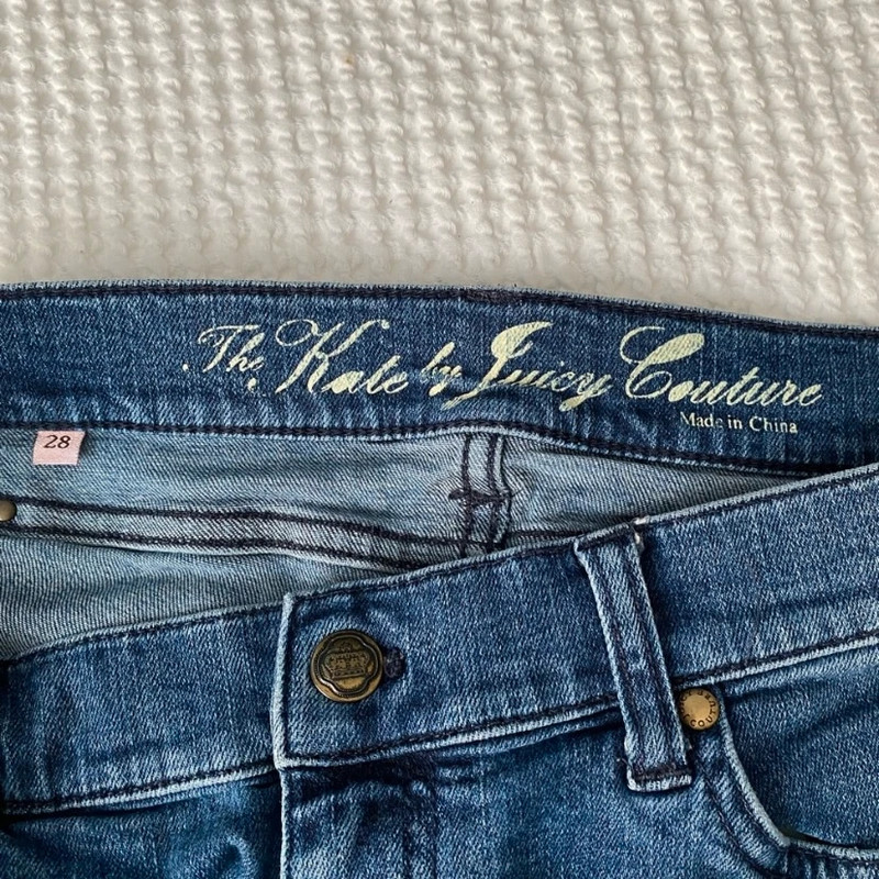 Juicy Couture Vintage Heart Pocket Low Rise Jeans 4