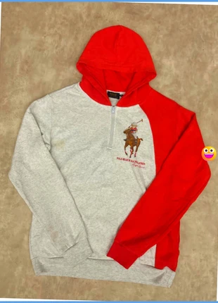 Quarter zip / pull à capuche / zip 1/4 RL Ralph Lauren Bear Nounours Taille XL jaunissement, marque: Ralph Lauren, état: Bon état, taille: XL / 42 / 14, 35,00 €, 37,45 € Protection acheteurs (Pro) incluse