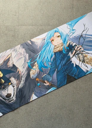 Grand tapis de souris xxl, format 30x80cm, motif Rimuru Tempest, zustand: Sehr gut, 12,00 €, 13,30 € inklusive Vinted-Käuferschutz