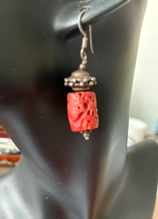 Jolies paire de boucles d’oreilles en argent et corail, merk: Argent, staat: Heel goed, € 57,00, € 60,55 inclusief Kopersbescherming