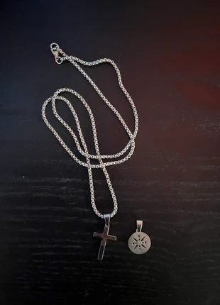 Cross | Compass Chain, marke: Sonstiges, zustand: Sehr gut, 15,00 €, 16,45 € inklusive Vinted-Käuferschutz