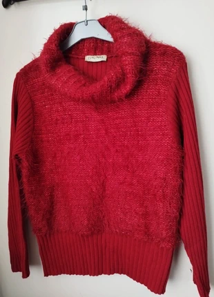 Magnifique pull chaud hiver col roulé rouge femme taille 38 40. Evalinka, brand: Evalinka, condition: Very good, size: L / 40 / 12, €4.00, €4.90 includes Buyer Protection