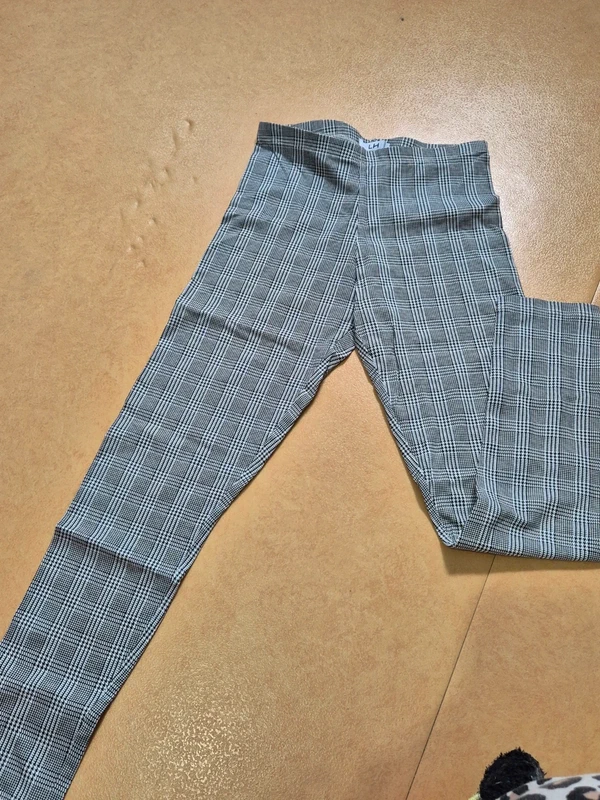 Legging à carreaux fille