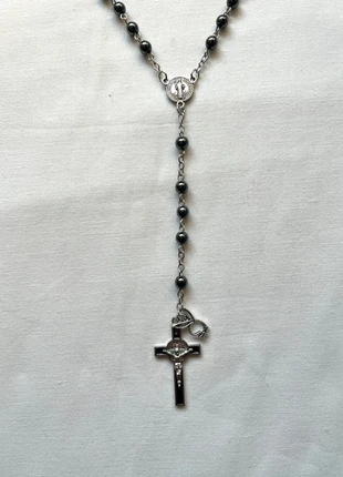 handmade black and silver vintage playboy rosary, brand: Playboy, condition: New without tags, £17.00, £18.55 includes Buyer Protection