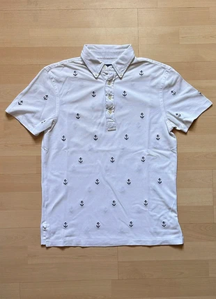 Polo Ralph Lauren blanc motifs ancres S, marke: Ralph Lauren, zustand: Sehr gut, größe: S, 19,00 €, 20,65 € inklusive Vinted-Käuferschutz