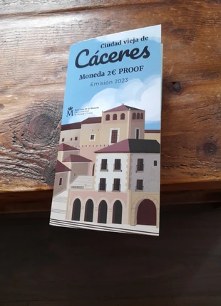 2 euro euros Espagne Caceres 2023, proof, BE, 5000 ex, condition: New, €36.00, €38.50 includes Buyer Protection