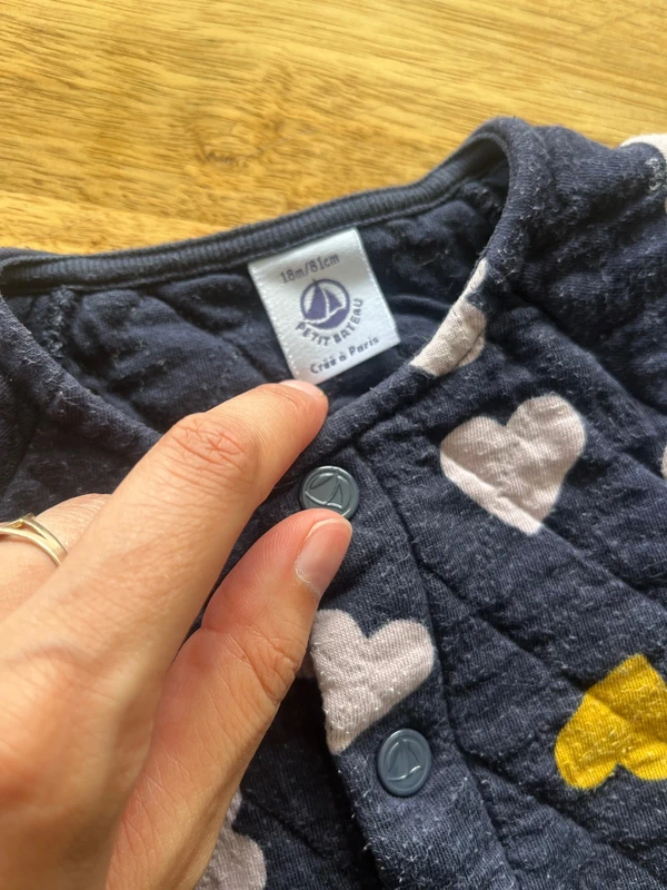 Gilet petit bateau cœurs - photo numéro 2