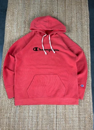 Sweat à capuche Rouge Champion Logo feutré à l’avant Taille L, marque: Champion, état: Bon état, taille: L, 15,00 €, 16,45 € Protection acheteurs (Pro) incluse