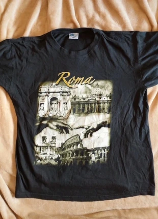 Vintage Roma Souvenir Miquelangelo Hands of God Art Shirt/Tee/T-Shirt unisex 90s/00s, marque: Vintage Dressing, état: Très bon état, taille: M, 19,99 €, 21,69 € Protection acheteurs incluse