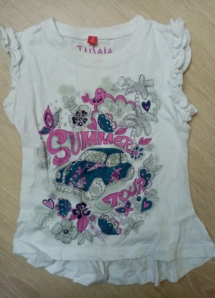 Tee-shirt sans manche 3 ans , merk: Vintage, staat: Goed, maat: 24-36 maanden / 92 cm, € 1,00, € 1,75 inclusief Kopersbescherming