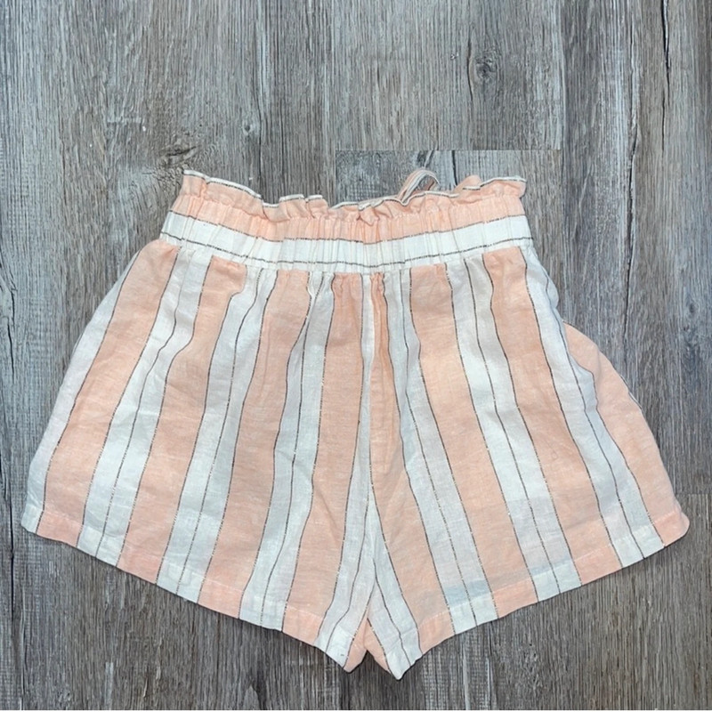 NWT Altar’d State Pink and Cream Striped Shorts 2