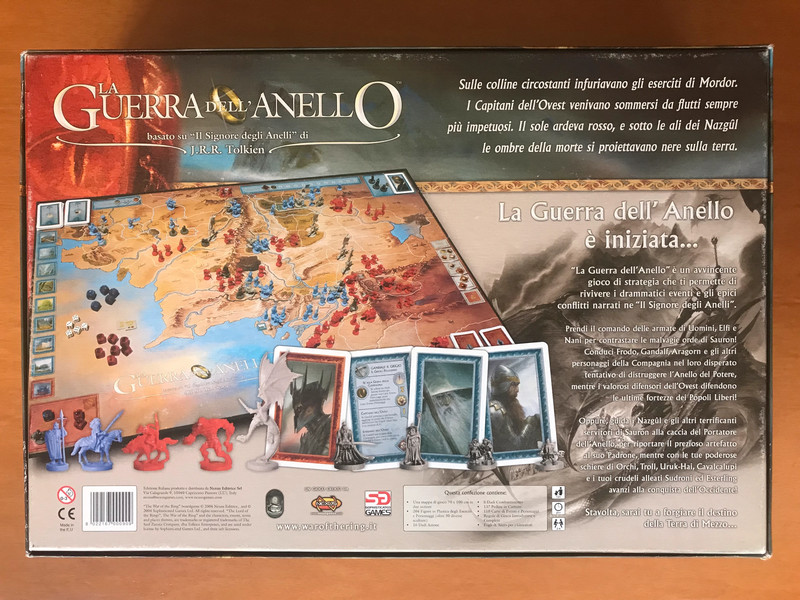 La Guerra dell'Anello (War of the Ring) - Gioco da tavolo - Nexus - Prima edizione - 2004 3