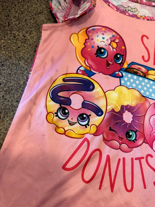 Girls 4/5 shopkins pj set 2