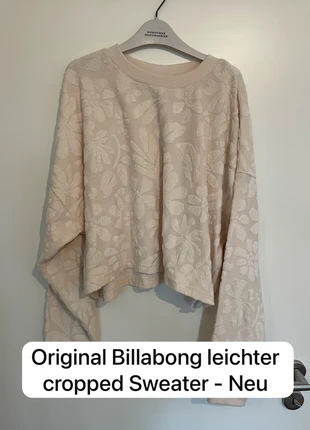 Leichter cropped Sweater in beige Creme von Billabong Einheitsgröße- Neu, brand: Billabong, condizioni: Nuovo senza cartellino, taglia: Taglia unica, €38.00, €40.60 include la Protezione acquisti