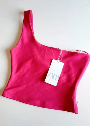 Canotta con una sola spallina Zara s, marke: Zara, zustand: Neu, mit Etikett, größe: S / 36 / 8, 18,00 €, 19,60 € inklusive Vinted-Käuferschutz