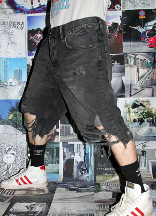 Cut off distressed Vintage Straight Fit Jorts (US W38) (EU48), marke: Vintage Dressing, zustand: Sehr gut, größe: W38 | DE 54, 9,99 €, 11,19 € beinhaltet Vinted-Käuferschutz Pro