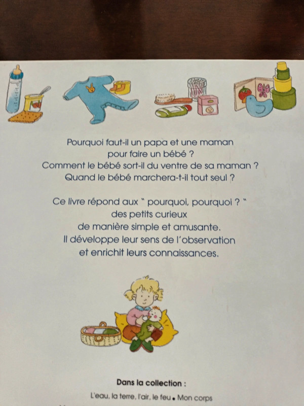 Questions et réponses pour les tout-petits - Pourquoi? Mon corps