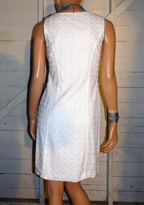 Cynthia Rowley White eyelet Dress 4 5