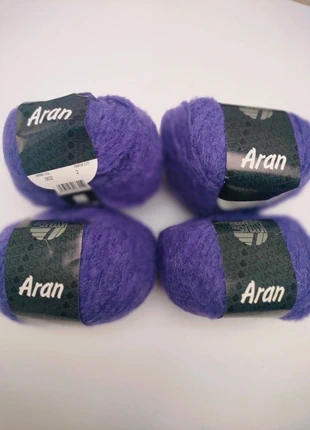 4x Lana Grossa paars Aran, brand: lana grossa, condizioni: Novità, €12.00, €13.30 include la Protezione acquisti