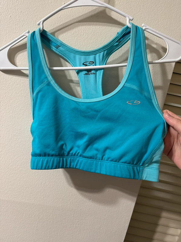 Blue Champion Sports Bra Size Medium 4