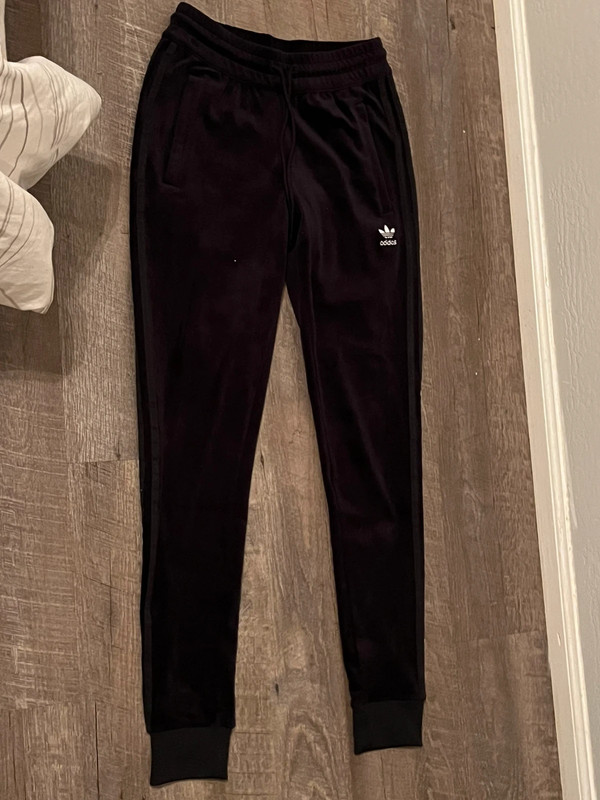 velvet adidas sweatpants  1