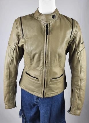 Blouson moto femme cuir Frank Thomas Lady Rider beige taille 38 EUR protection biker, brand: Frank Thomas, condition: Very good, size: M / 38 / 10, €75.00, €79.45 includes Buyer Protection Pro